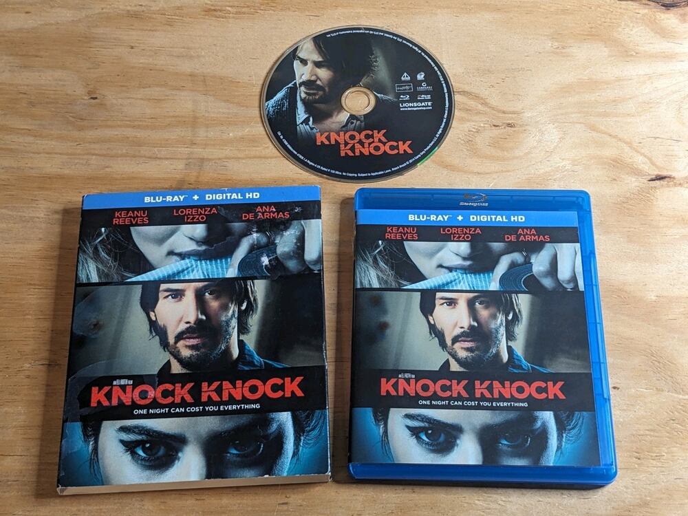 Knock Knock (Blu-ray, 2015) NEW w/slipcover